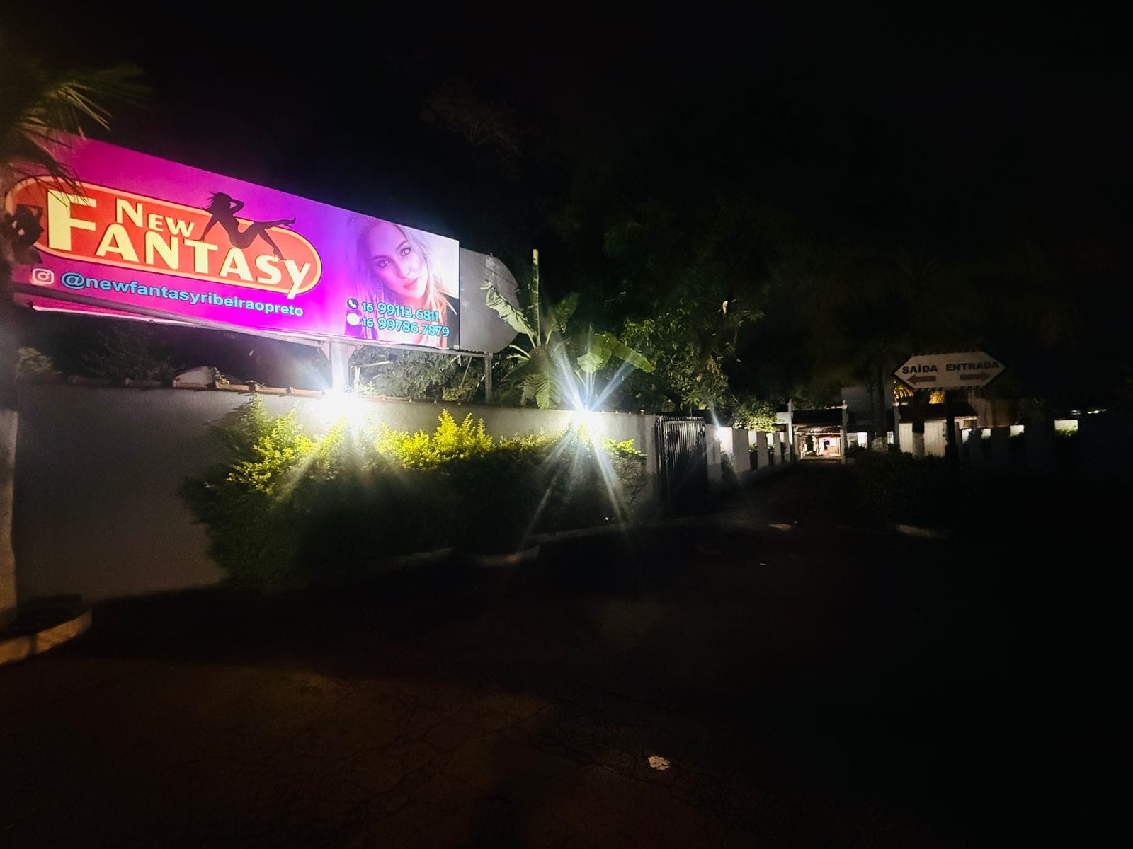 Entrada da New Fantasy em Ribeirão Preto